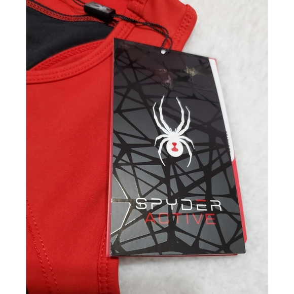Brand New Spyder Sports Bra Cropped Tank Top - Racerback (For Women) - Picture 7 of 11